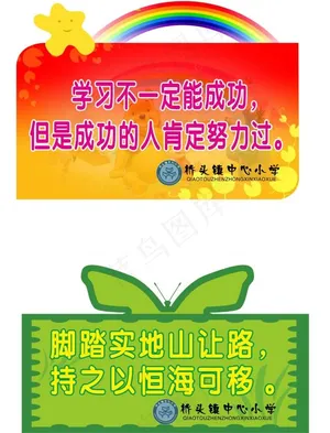 异形标语