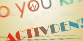 轻快的ae文字特效片头模板