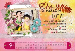 2011儿童日历相框图片