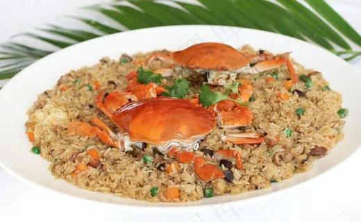 糥米八宝蒸糕蟹图片