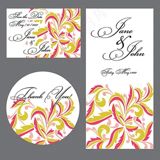 创意婚礼贺卡设计