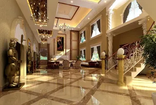 欧式客厅效果图