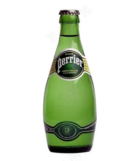 法国巴黎水瓶的抠图