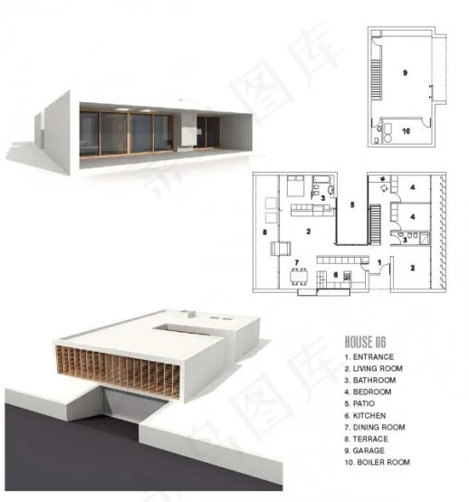 简洁大方的现代建筑3D模型