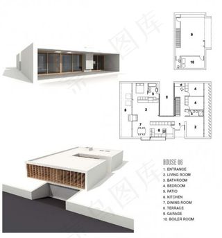 简洁大方的现代建筑3D模型