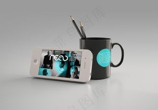 vi设计杯子 手机图片