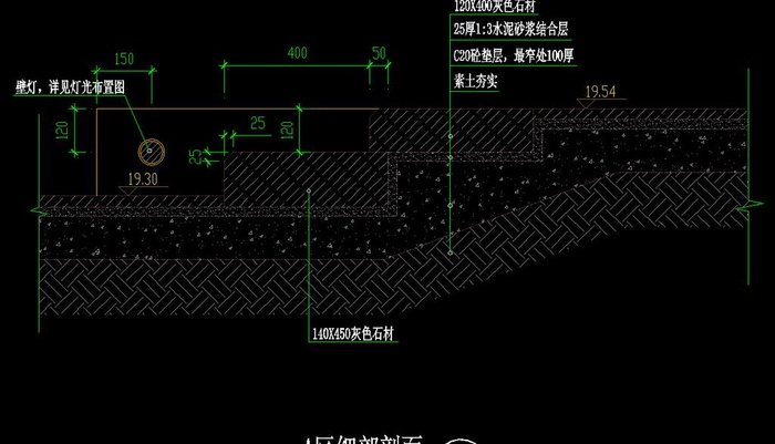 a区细部剖面图片