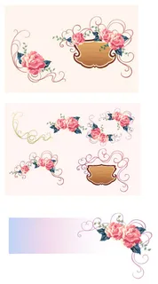 矢量花边素材series-7