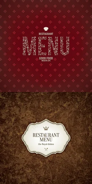 创意菜单设计矢量素材