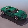 绿色汽车3D模型