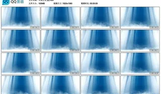 天堂之光高清实拍视频素材图片