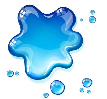 蓝色水珠水滴图片