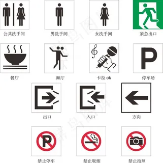 各种标识牌设计