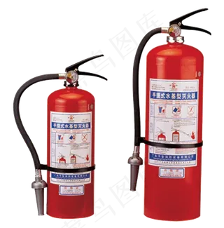消防 灭火器 免扣图