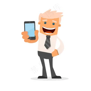 卡通人物扁平化可爱各种职业矢量素材