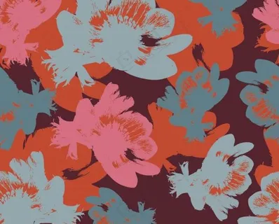 卡通抽象花朵花纹底纹图片