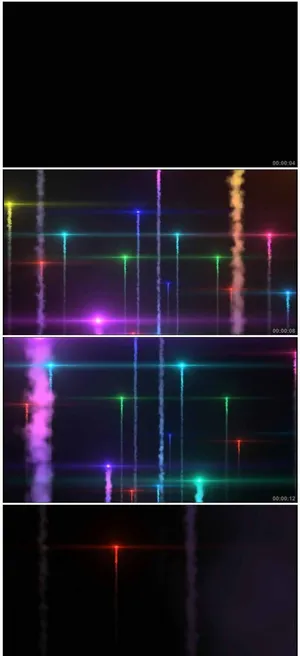 七彩粒子烟雾高清动态视频素材