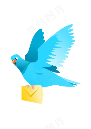 飞翔的鸽子传递消息