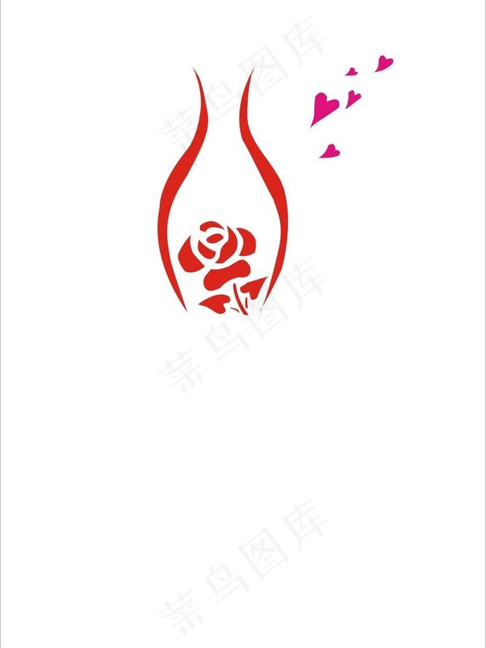 女性形象图片cdr矢量模版下载