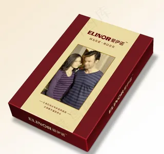 保暖内衣包装展开图图片