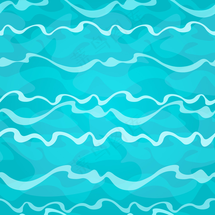 蓝色水纹矢量画册背景