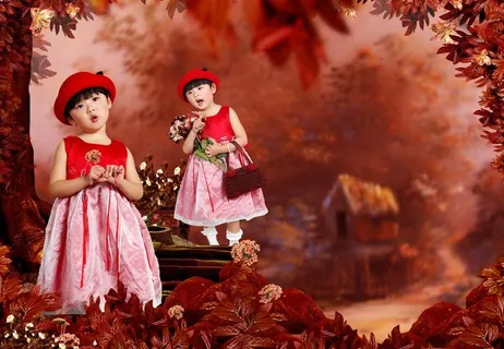 美丽童话 小红帽儿童模板图片