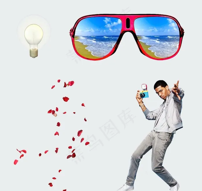 创意小元素图片psd模版下载