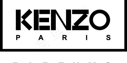 Kenzo Parfums logo设计欣赏 贤三香水标志设计欣赏ai矢量模版下载