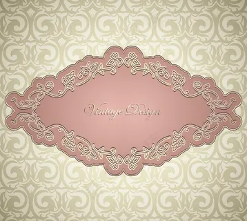 欧式花纹背景图片