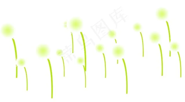 透明flash蒲公英动画素材