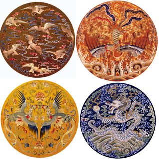 古装龙凤素材背景