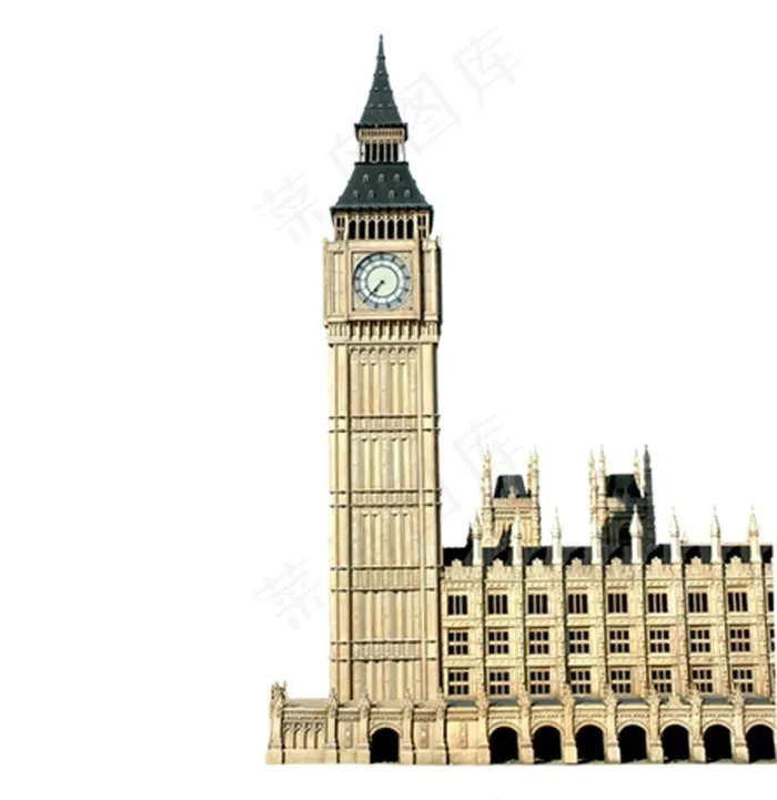 英国大本钟免抠素材PSD分层psd模版下载