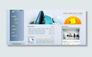 欧美企业模板图片