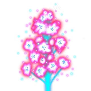 光感彩色荧光唯美花朵光感彩色荧光唯美花朵