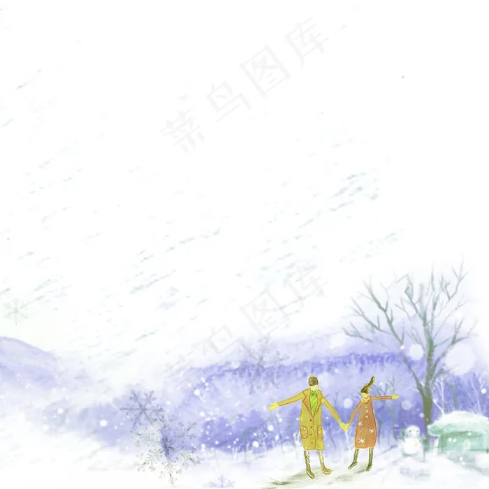 冬季淘宝天猫主图直通车背景图psd模版下载