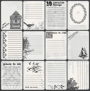 矢量1怀旧明信片