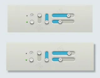 系列开关按钮滑钮PSD素材