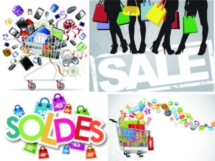 购物袋和购物车