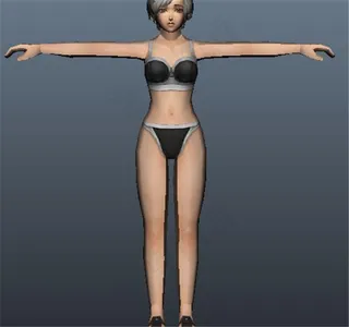 比基尼女孩游戏模型素材