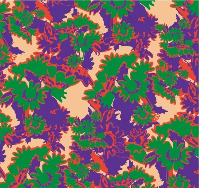 花朵背景ai矢量模版下载