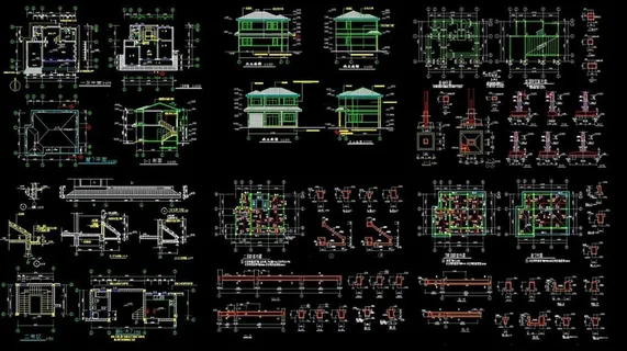 别墅建筑CAD方案 别墅建筑CAD方案