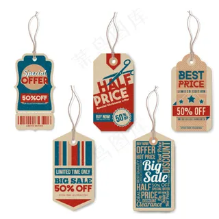 促销吊牌标签图片