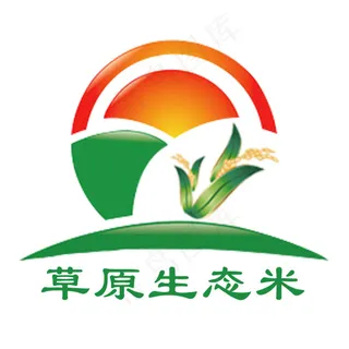 草原生态米LOGO