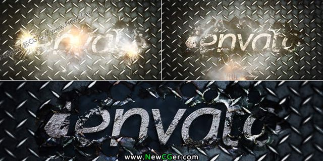 用AE制作子弹射击的logo片头特...