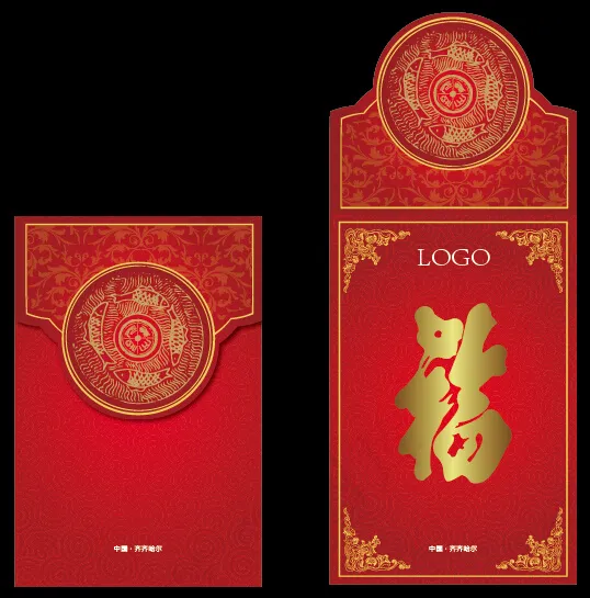 红包ai矢量模版下载