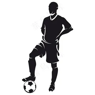 世界杯足球与插图人物