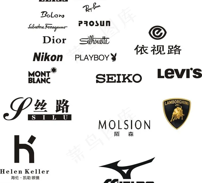 眼镜logo图片cdr矢量模版下载