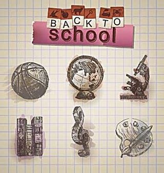 儿童手绘图标设计