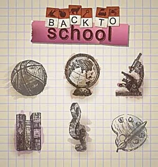 儿童手绘图标设计