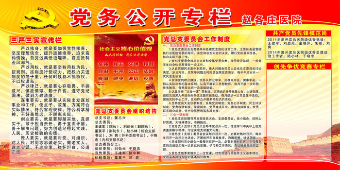 党务公开专栏